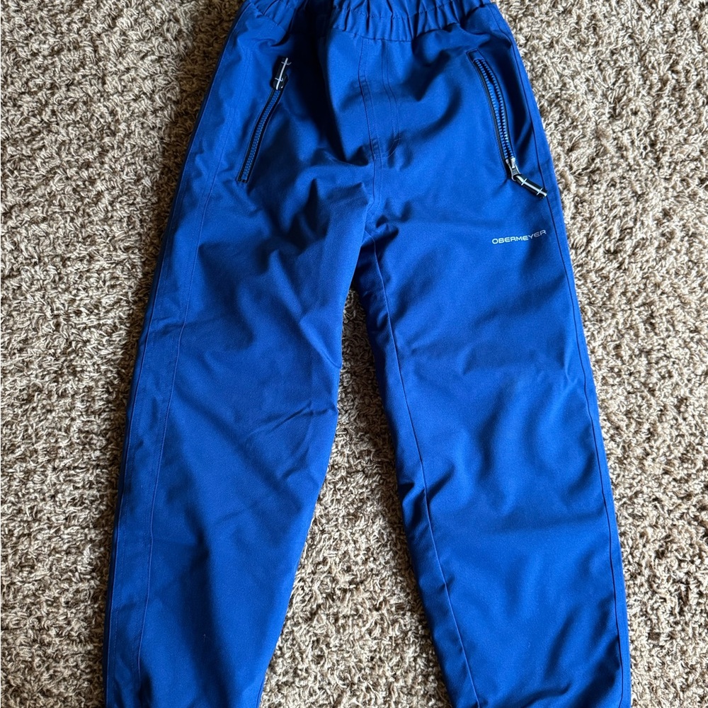 Obermeyer Kids Navy Blue Snow Pants (8)